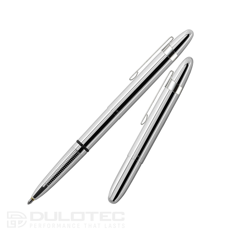 Fisher Space Pen Chrome Bullet Ballpoint Pen with Clip - 400CL in a gift box » Dulotec.com