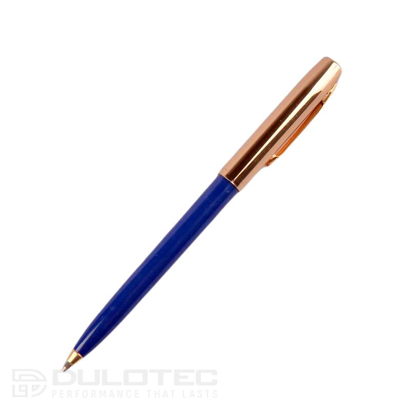 Fisher Space Pen Cap-O-Matic with brass cap and blue barrel, model 775G-BL, in a gift box » Dulotec.com