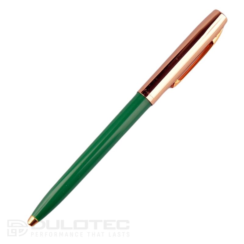 Fisher Space Pen Cap-O-Matic with brass cap and green barrel, model 775G-GR, in a gift box » Dulotec.com