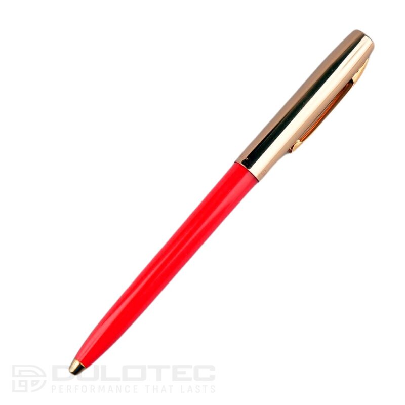 Fisher Space Pen Cap-O-Matic with brass cap and red barrel, model 775G-R, in a gift box » Dulotec.com
