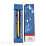 Fisher Space Pen Cap-O-Matic with brass cap and yellow barrel, model 775G-Y, in a gift box » Dulotec.com