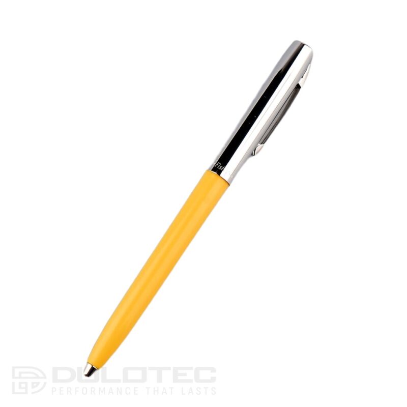Fisher Space Pen Cap-O-Matic, Chrome Cap, Yellow Barrel, Model 775-Y, in a gift box » Dulotec.com