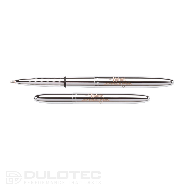 Fisher Space Pen Chrome Bullet Ballpoint Pen with Space Pen Logo, No Clip, 400/FSP » Dulotec.com