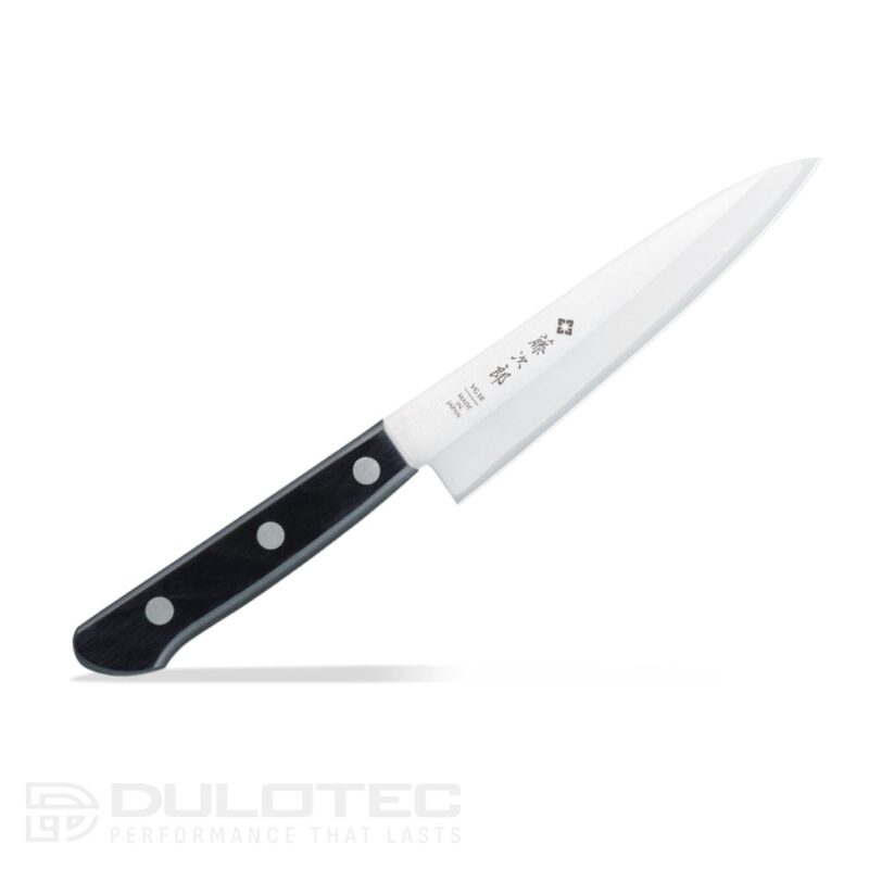 Tojiro Basic Petty Kitchen Knife, 135 mm, F-318 - VG10 Laminate » Dulotec.com
