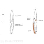 Ruike P843-W Folding Knife, 12C27 Stainless Steel » Dulotec.com