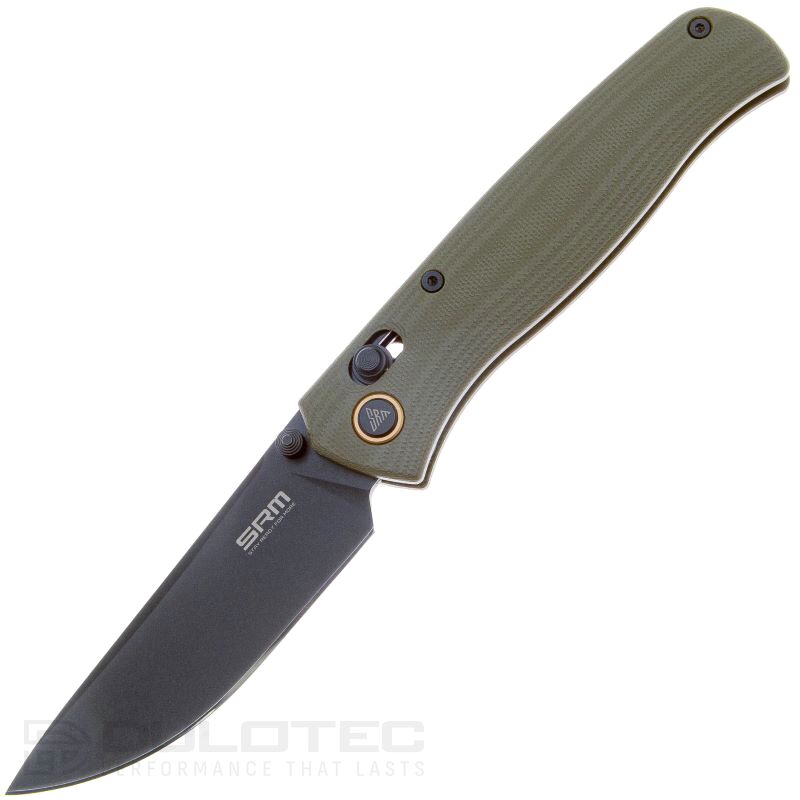 SRM 255L-GP Folding Knife - G10 handle and 10Cr15MoV steel » Dulotec.com