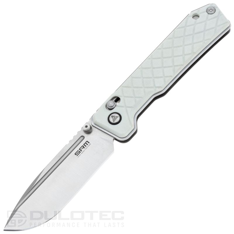 SRM 7228B-GT Folding Knife - G10 handle and 14C28N steel » Dulotec.com