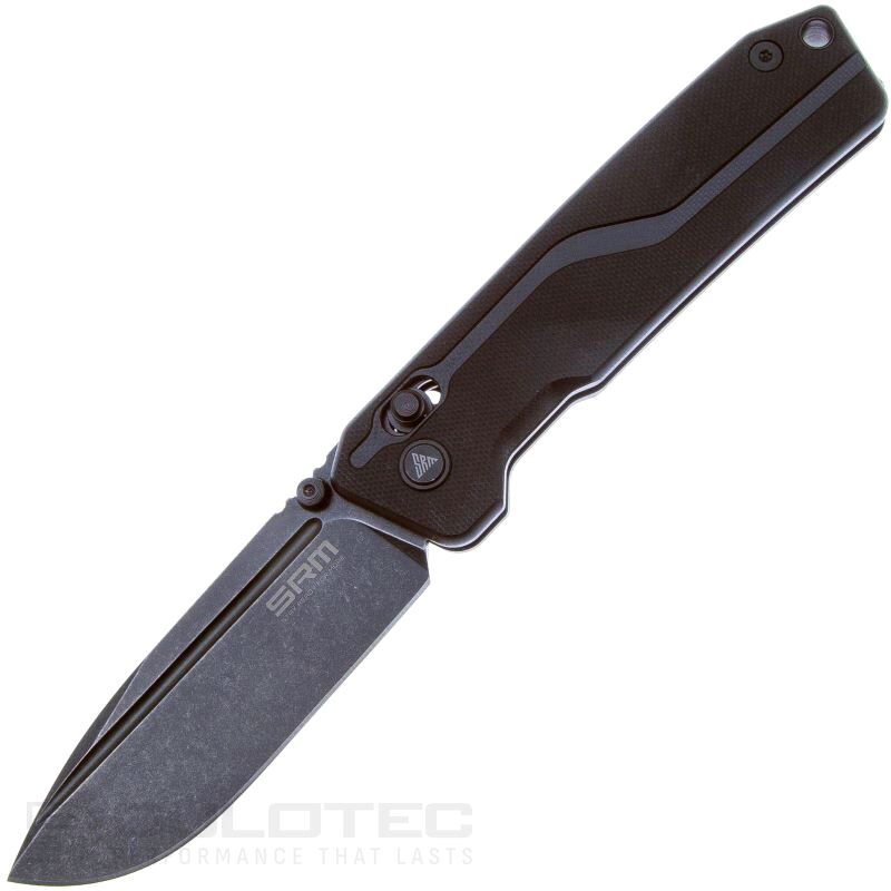 SRM 7228L-GB Folding Knife - G10 handle and 10Cr15MoV steel » Dulotec.com