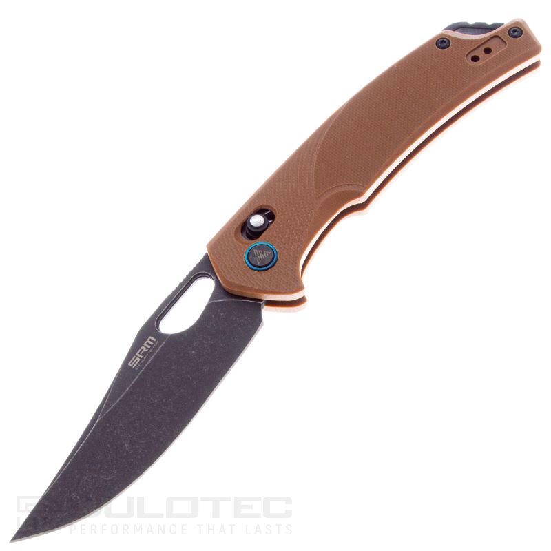 SRM 9201-GW folding knife – G10 handle and D2 steel » Dulotec.com