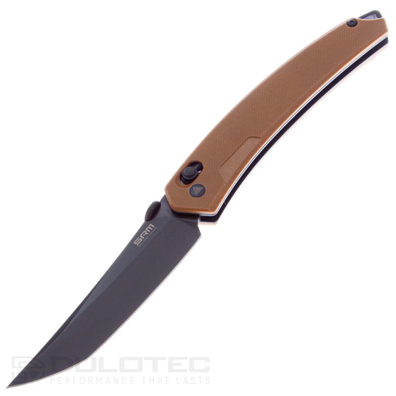 SRM 9211-GW Folding Knife - G10 handle and 8Cr13MoV steel » Dulotec.com