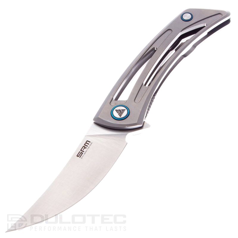 SRM Unicorn 7415-TZ Folding Knife - Titanium Handle and 154CM Steel » Dulotec.com