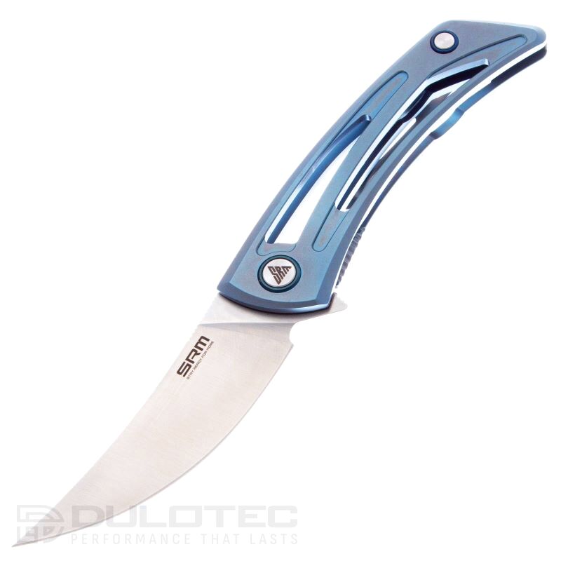 SRM Unicorn 7415-TE Folding Knife - Titanium Handle and 154CM Steel » Dulotec.com