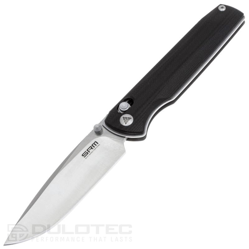 SRM 258L-GB Folding Knife - G10 Handle and D2 Steel » Dulotec.com