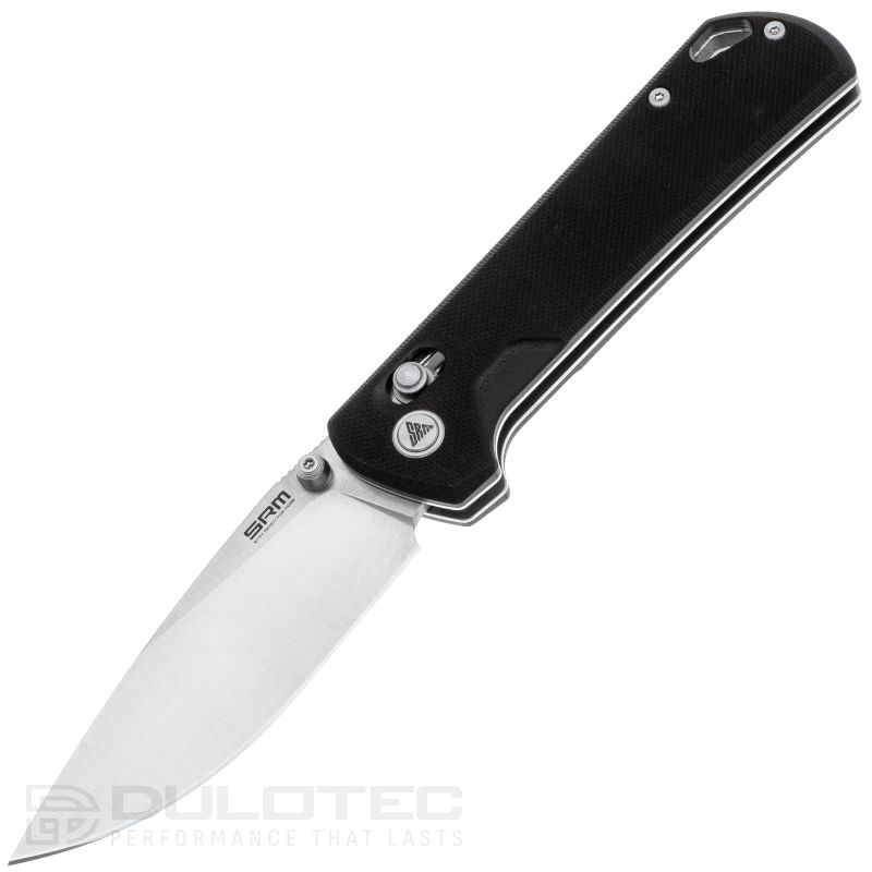 SRM 168L-GB Folding Knife - G10 Handle and D2 Steel » Dulotec.com