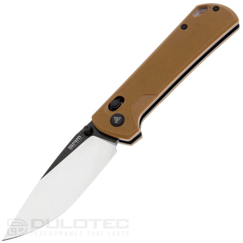 SRM 168L-GW folding knife – G10 handle and D2 steel » Dulotec.com