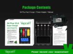 Vapcell S4 Plus Charger » Dulotec.com