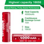 Vapcell 18650 N40 4000mAh 10A Battery » Dulotec.com