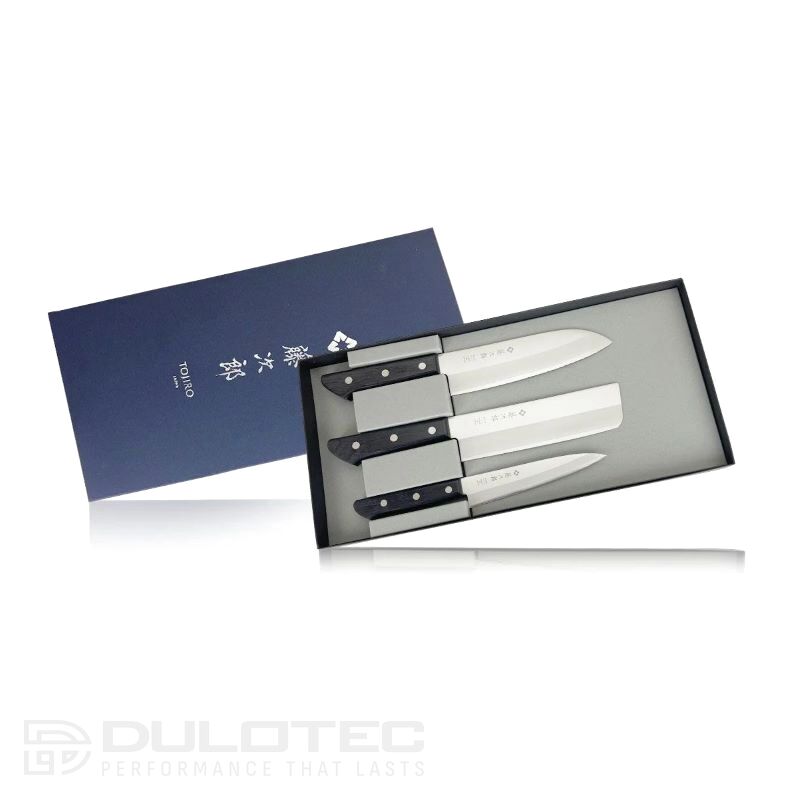 Tojiro Basic TBS-300 Kitchen Knife Set - VG10 Laminated » Dulotec.com