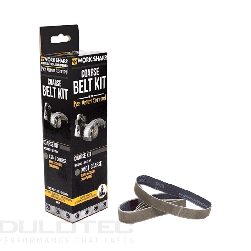 X65 Replacement Belts with Coarse Grit for the Work Sharp Ken Onion Edition Electric Sharpener » Dulotec.com
