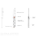 Ruike P127-CB Folding Knife - Black 14C28N Stainless Steel » Dulotec.com