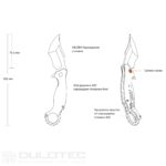 Ruike P881-B1 Folding Knife, 14C28N Stainless Steel » Dulotec.com