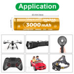 Vapcell 18650 U30 3000mAh 30A Ultra-High-Discharge Battery » Dulotec.com