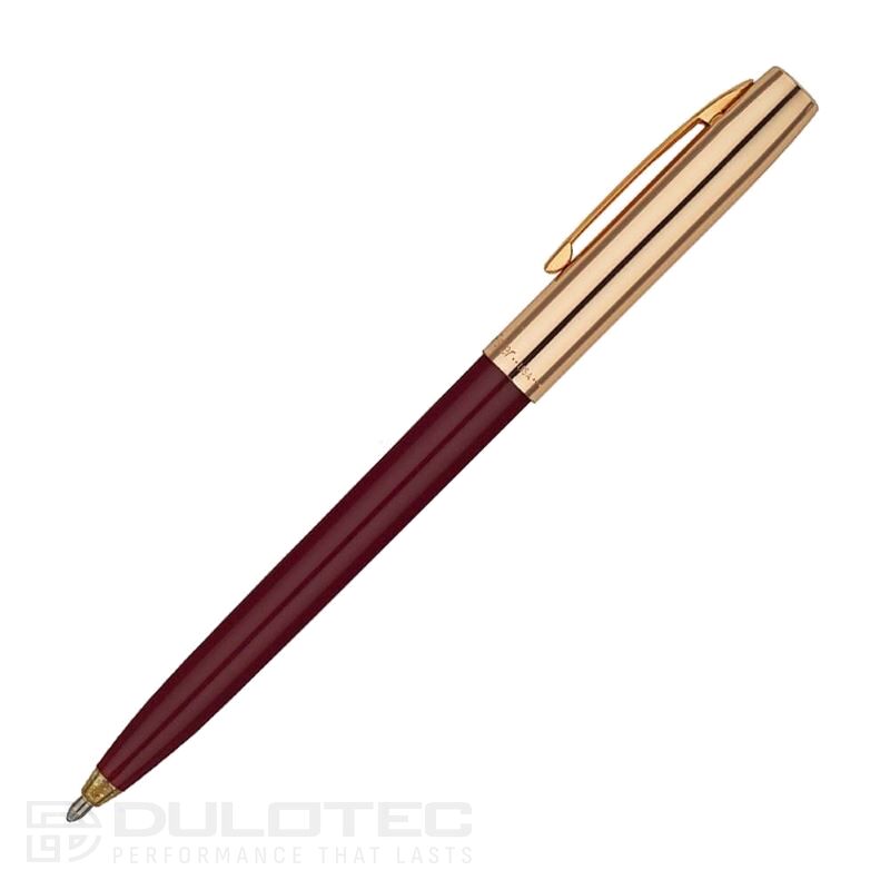Fisher Space Pen Cap-O-Matic, with brass cap and burgundy barrel, model 775G-BURG, in a gift box » Dulotec.com