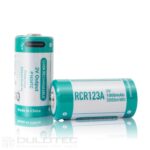 Keeppower RCR123A 1000mAh Battery with Protection and USB-C Charging » Dulotec.com