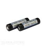 Keeppower 14500 1500mAh Battery with Raised Positive Terminal and Protection » Dulotec.com