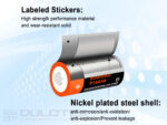Vapcell 16340 P1609A 950mAh 3A Battery » Dulotec.com