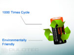 Vapcell 16340 P1609A 950mAh 3A Battery » Dulotec.com