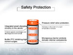 Vapcell 16340 P1609A 950mAh 3A Battery » Dulotec.com