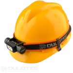 Powerful Dulotec H5 headlamp + 3400 mAh battery, with white and green light » Dulotec.com