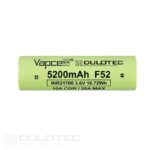 Vapcell 21700 F52 5200mAh 15A Battery » Dulotec.com