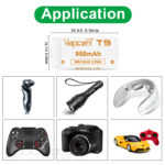 Vapcell 16340 T9 950 mAh 3A Battery » Dulotec.com