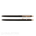 Fisher Space Pen Matte Black Shuttle Space Pen with Gold Accents - CH4B » Dulotec.com
