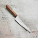 Tojiro REPPU Kiritsuke Petty Kitchen Knife, 150 mm, FD-1360 - SG2 laminate - teak handle » Dulotec.com