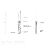Ruike P127-B Folding Knife - Black 14C28N Stainless Steel » Dulotec.com