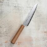 Tojiro REPPU Kiritsuke Petty Kitchen Knife, 150 mm, FD-1360 - SG2 laminate - teak handle » Dulotec.com