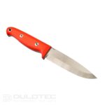 Joe Vogel Evolution Linder Wanger Fixed-Blade Knife — Orange Handle » Dulotec.com