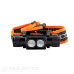 Powerful Dulotec H2 V2.0 headlamp + 3000 mAh battery, with white and red light » Dulotec.com