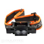 Powerful Dulotec H4 Pro V2.0 headlamp + 3400 mAh battery, with white and blue light » Dulotec.com