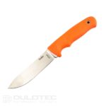 Linder Super Edge 2 Fixed-Blade Knife - Orange Handle » Dulotec.com