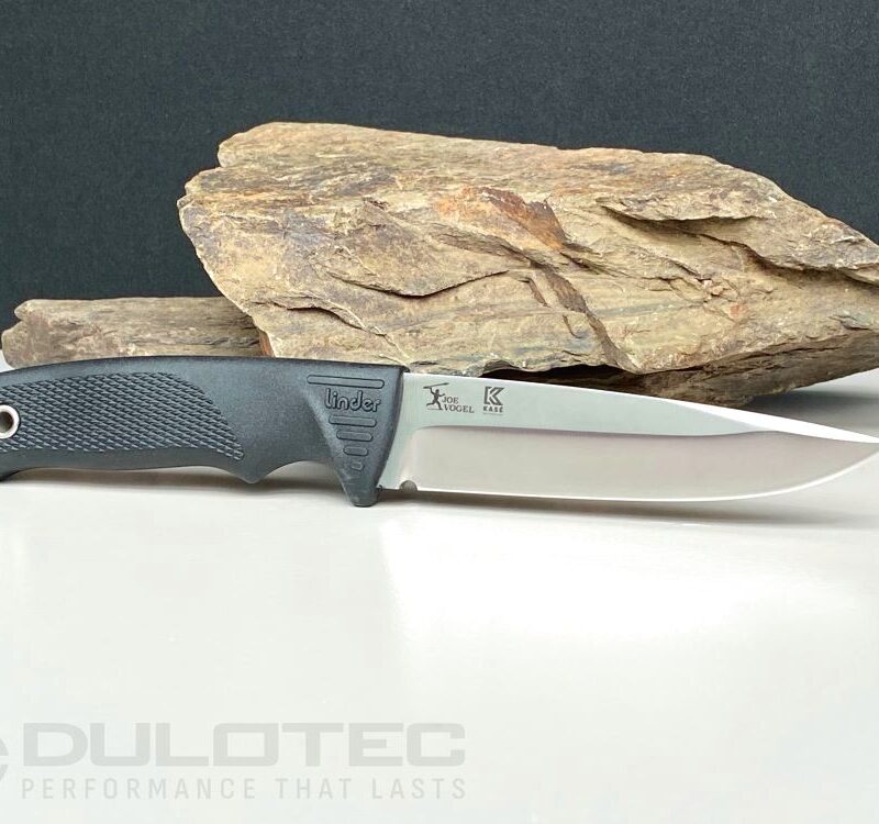 Linder Joe Vogel Evo-X Super Edge 7 Fixed-Blade Knife  - Black Handle » Dulotec.com