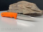 Linder Joe Vogel Evo-X Super Edge 7 Fixed-Blade Knife — Orange Handle » Dulotec.com