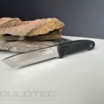 Linder Joe Vogel Evo-X Super Edge 7 Fixed-Blade Knife — Orange Handle » Dulotec.com