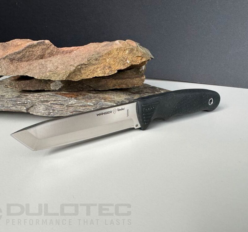 Linder Worker Super Edge 8 Fixed-Blade Knife — Black Handle » Dulotec.com