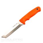 Linder Worker Super Edge 8 Fixed-Blade Knife - Orange Handle » Dulotec.com