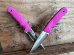 Linder Joe Vogel Evo-X Super Edge 7 Fixed-Blade Knife - Pink Handle » Dulotec.com
