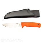 Linder Super Edge 2 Fixed-Blade Knife - Orange Handle » Dulotec.com